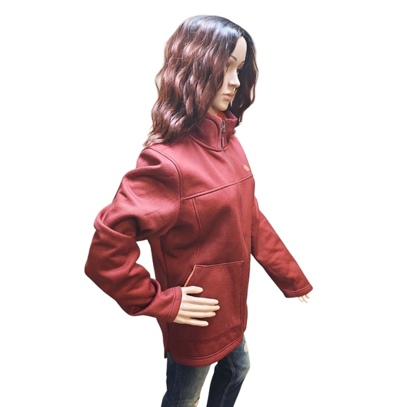 The North Face Red/Orange High Collar Ski Jacket - Picture 3 of 3